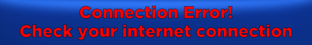 no internet error